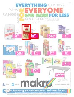 Makro Port Elizabeth : Food (19 Mar - 2 Apr 2014), page 1