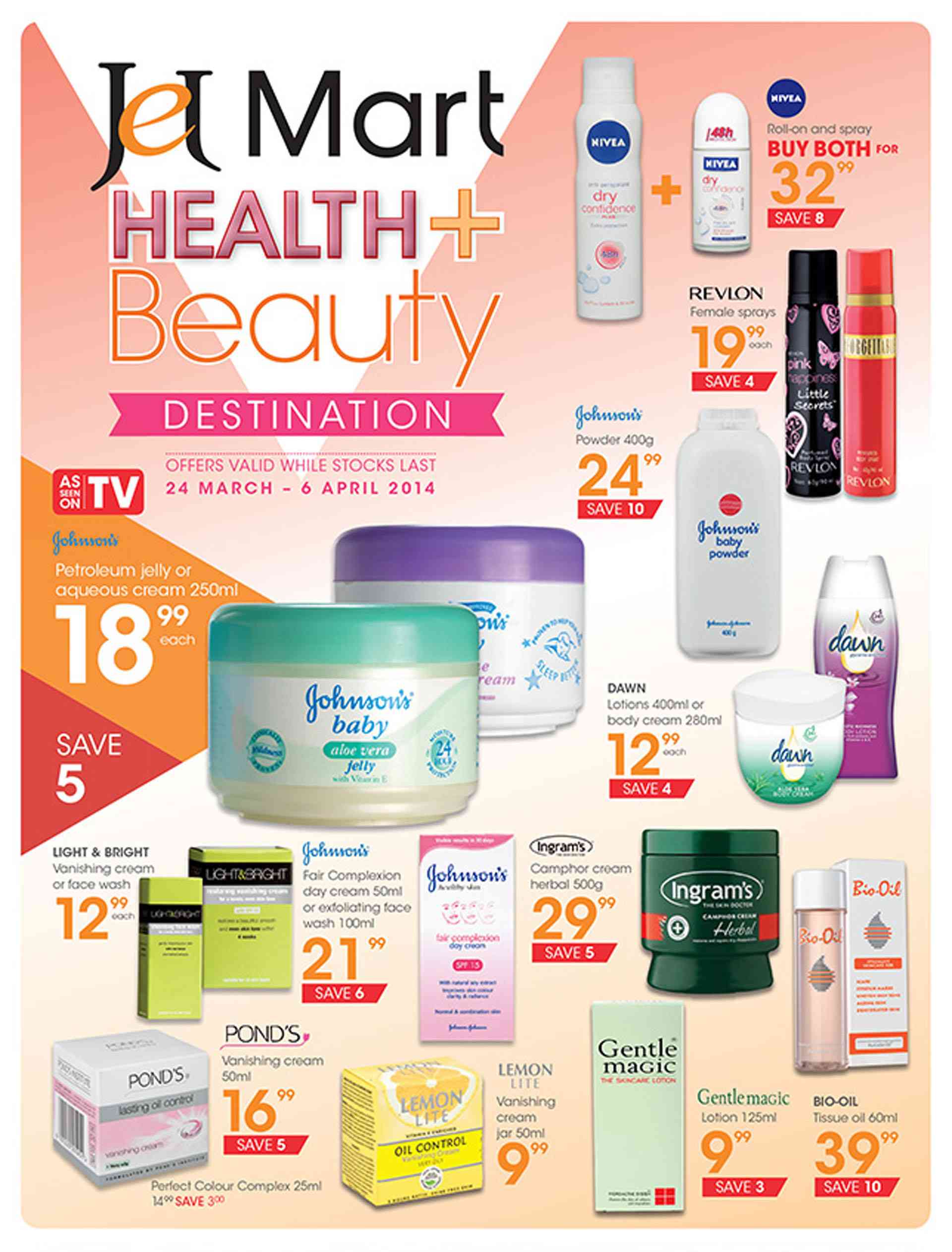 Special Light & Bright Vanishing Cream Or Face Wash Each — www.guzzle.co.za