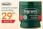 Ingram's Comphor Cream Herbal-500g