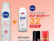 Nivea Roll-On And Spray