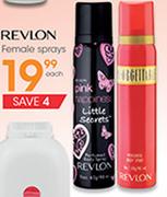 Revlon Female Sprays Each