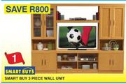 Smart Buy 3 Piece Wall Unit