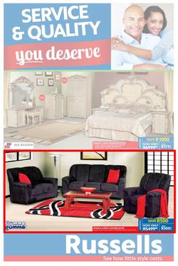 Russells : Service & Quality (24 Mar - 13 Apr 2014), page 1