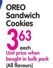 Oreo Sandwich Cookies(All Flavours)-44g