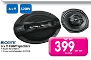 Sony 6x9 420W Speakers X5-GTF6938-Per Set