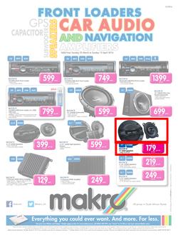 Makro : Car Audio (25 Mar - 13 Apr 2014), page 1
