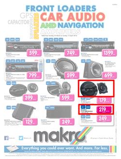 Makro : Car Audio (25 Mar - 13 Apr 2014), page 1