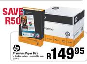 HP Premium Paper Box (A4)-5 reams