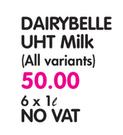 Dairybelle UHT Milk(All Variants)-6x1L