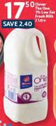 Clover The One 1% Low Fat Fresh Milk-2 Litre