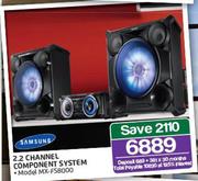 Samsung 2.2 Channel Component System MX-FS8000