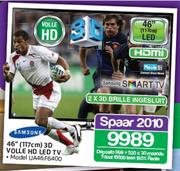 Samsung 46"(117cm) 3D Volle HD LED TV UA46F6400