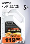 Midas Liquid Gold 20W50 API SG/CD-5Ltr