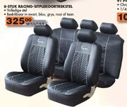 8 Stuk Racing Sitplekoortrekstel