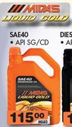 Midas Liquid Gold SAE40 API SG/CD-5Ltr