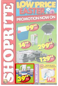 Shoprite Eastern Cape : Easter (24 Mar - 20 Apr 2014), page 1