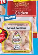 Goldi/Farmer's Choice Frozen Mixed Chicken Portions-2kg Each