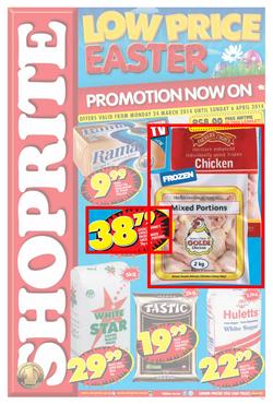 Shoprite Limpopo : Easter (24 Mar - 6 Apr 2014), page 1