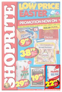 Shoprite Limpopo : Easter (24 Mar - 6 Apr 2014), page 1