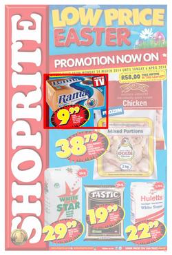 Shoprite Limpopo : Easter (24 Mar - 6 Apr 2014), page 1