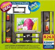 3 piece Oxford Entertainment Unit