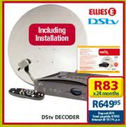 DSTV Decoder Including Installation