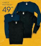 V Neck Knit Wear