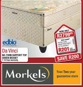 Edblo Da Vinci No-Turn Support Top Queen Bedset