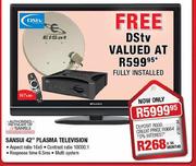 Sansui 42" Plasma Television + Free DSTV