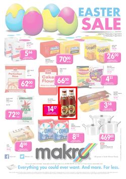 Makro Bloemfontein : Food (2 Apr - 9 Apr 2014), page 1