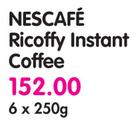Nescafe Ricoffy Instant Coffee-6 x 250gm
