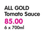 All Gold Tomato Sauce-6 x 700ml