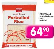 First Value Parboiled Rice-10kg