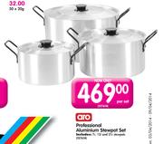Aro Professional Aluminium Stewpot Set-Per Set