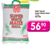 First Value Super Maize Meal-12.5kg