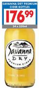 Savanna Dry Premium Cider Bottles-24 x 330ml