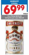 Smirnoff Vodka-Unit Price Per Case