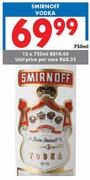 Smirnoff Vodka-750ml
