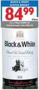 Black & White Scotch Whisky-12 x 750ml