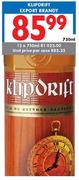 Klipdrift Export Brandy-Unit Price Per Case