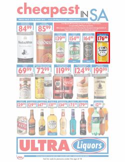 Ultra Liquors (15 May - 20 May), page 1