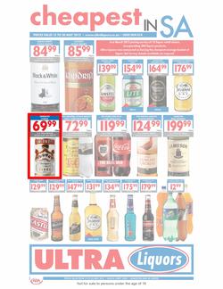 Ultra Liquors (15 May - 20 May), page 1