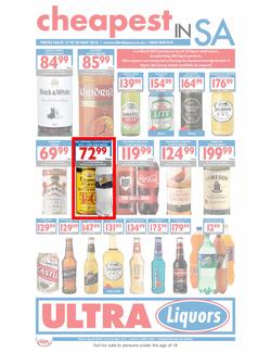 Ultra Liquors (15 May - 20 May), page 1
