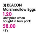 Beacon Marshmallow Eggs-48's