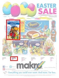 Makro : Easter Confectionery (30 Mar - 21 Apr 2014), page 1