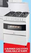 Zero 6 Burner Gas Stove