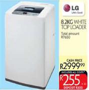 LG White Top Loader-8.2kg