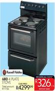 Russell Hobbs 680 4 Plate Stove