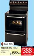 Russell Hobbs Ceran Black Stove