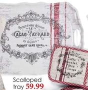 Scalloped Tray